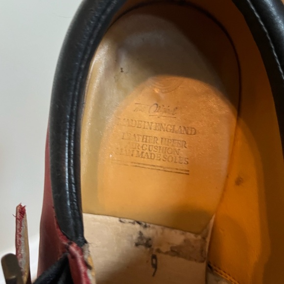 Vintage Dr. Martens T Strap Mary Jane Steel Toe Shoes Made in England - Picture 6 of 10